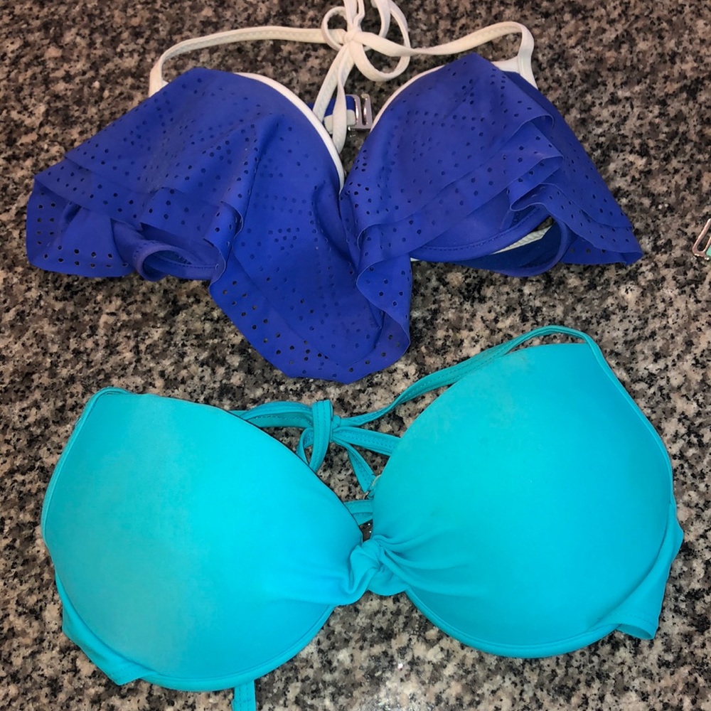 Set of swim tops